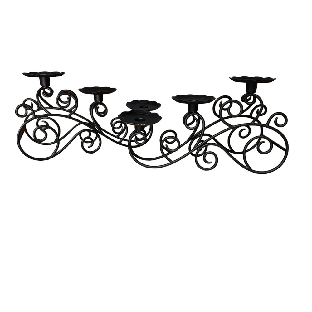PartyLite Black Iron Candle Holder Set - Picture 4 of 5